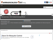 Tablet Screenshot of fahrradschloss-test.org